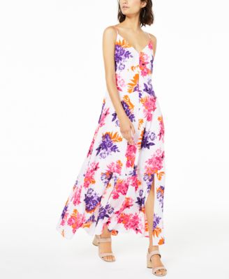 Bar III Floral-Print Maxi Dress ...